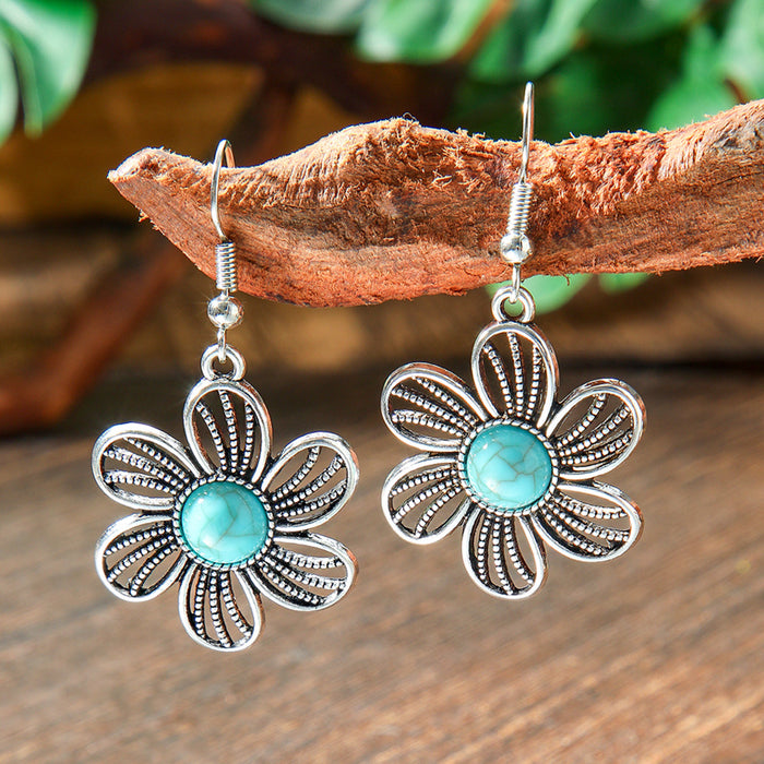 Wholesale Bohemian Drop Acrylic Earrings Vintage Fashion Accessory MOQ≥2