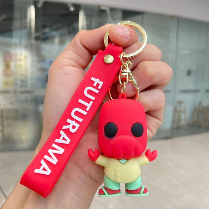 Wholesale Anime keychain, keychain, cartoon figurine, small gift