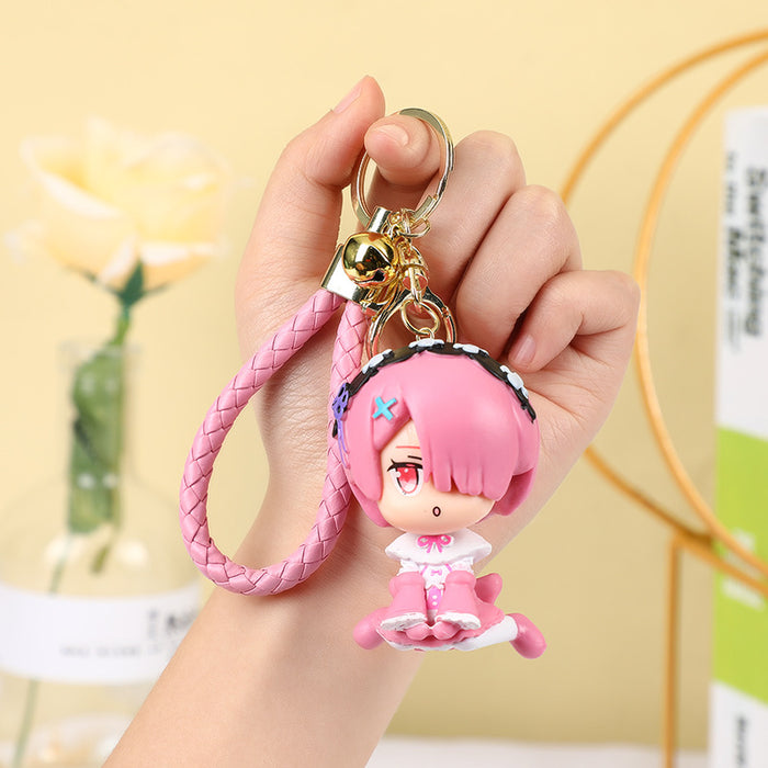 Wholesale Cute Cartoon Doll Keychain Pendant Backpack Hanging Accessories Keychain