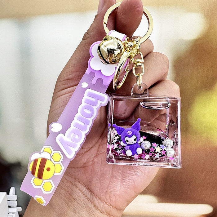 Wholesale Liquid Quicksand Drift Bottle Female Cute Doll Small Pendant Event Gift Batch