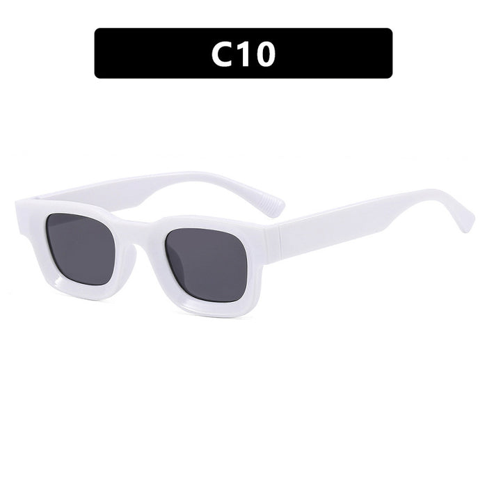 Wholesale Fashion Sunglasses New Square Narrow Frame Sunglasses Street Photography Style Sunglasses Premium Sense