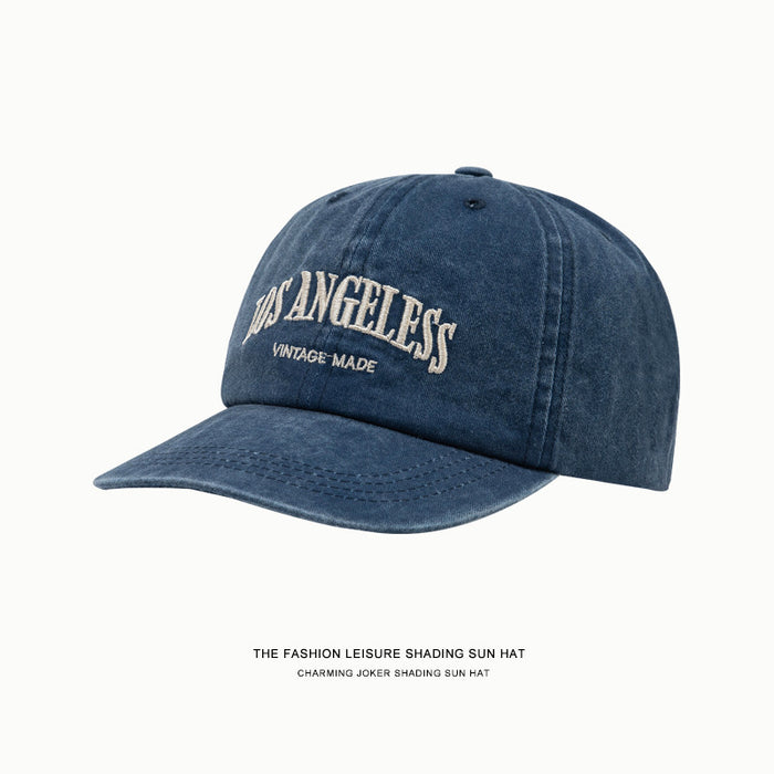 Wholesale Vintage washed vintage embroidered duckbill cap