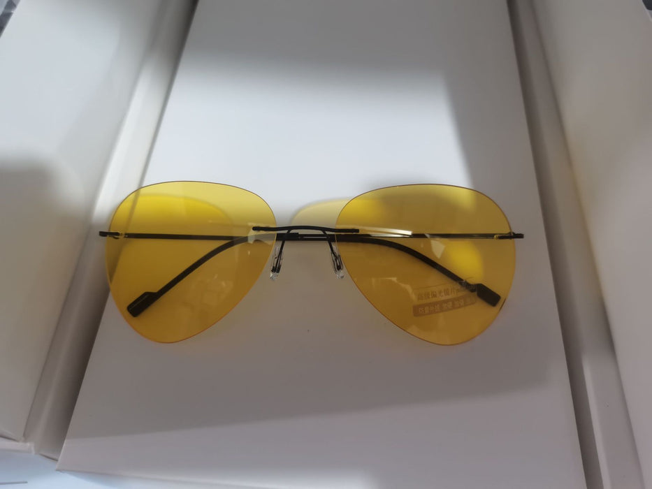 Wholesale Frameless sunglasses for men, pilot polarized sunglasses, UV resistant