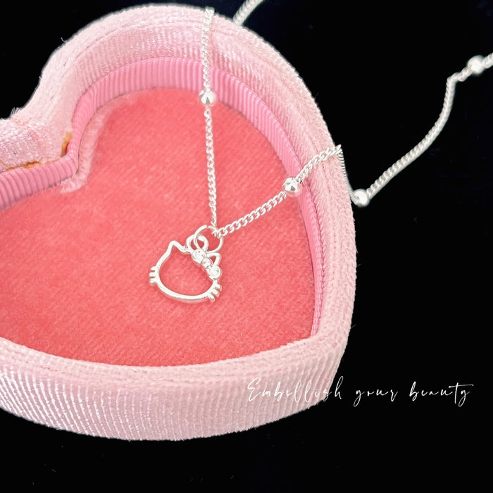 Wholesale Hollow necklace, niche design pendant, collarbone chain