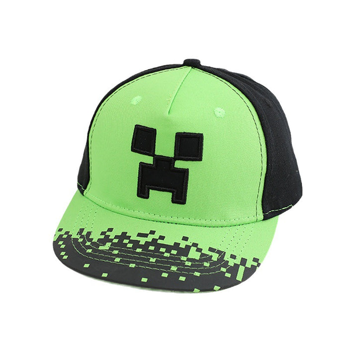 Wholesale Cross border children's embroidered baseball cap, children's flat brimmed hat, cartoon game, duckbill cap, sun hat