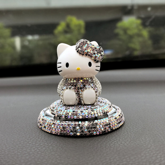 Wholesale Cute cat-shaped solid perfume car accessories