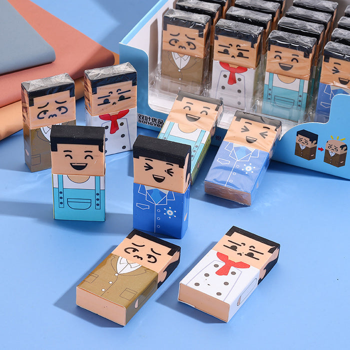 Wholesale Creative old man bald eraser