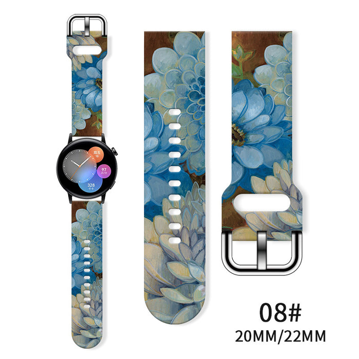 Wholesale Printed  Tpu Watch Strap Wrist Strap JDC-WD-NuoQi085