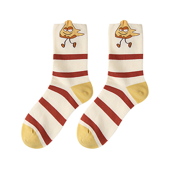 Wholesale New Cute Cartoon Socks with Creative and Bizarre Boneless Versatile Cotton Socks