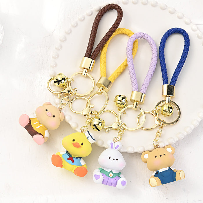 Wholesale Creative Resin Keychain Cute Car Pendant Bag Boutique Pendant