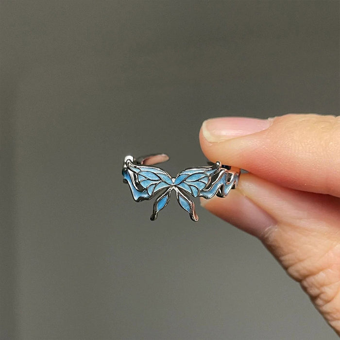 Wholesale Dream Butterfly Ring Women's Ins Niche Design