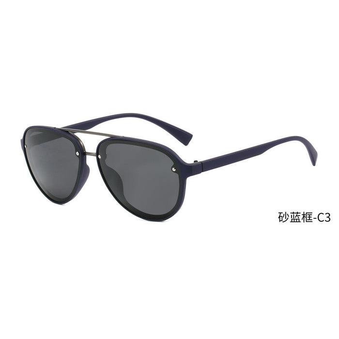 Wholesale New men's sports sunglasses, beach sunglasses, posing glasses, square full frame driving glasses