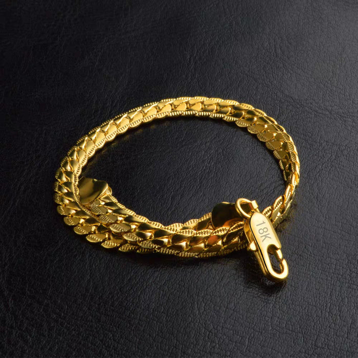 Wholesale gold plated side bracelet