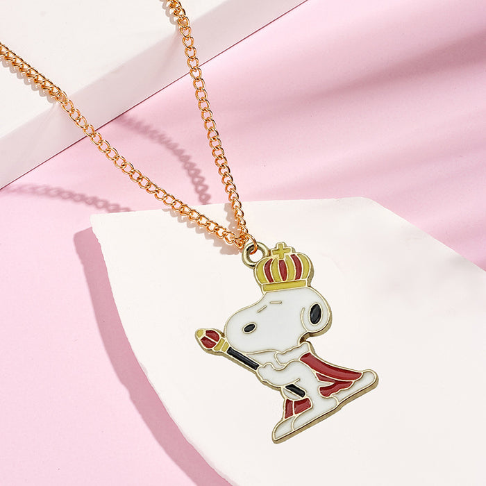 Wholesale Stainless Steel Alloy Electroplated Cartoon Pendant Necklace Fashion Jewelry Accessory