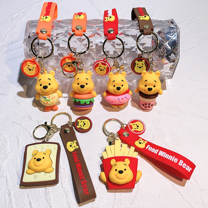 Wholesale Cartoon doll keychain,  cute bag charm,  silicone