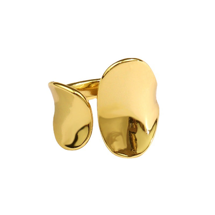 Wholesale Geometric Wide Edition Smooth Face Open Women's Ring JDC-RS-YFY004