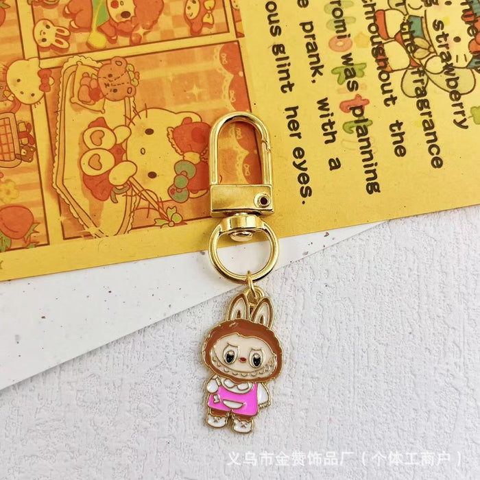 Wholesale Cartoon Couple Keychain Pendant Alloy Fashion Toy Bag Ornament Doll Cute Gift