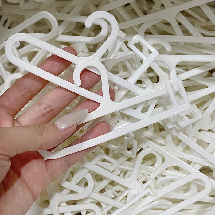 Wholesale Cotton Doll Mini Clothes Hanger Clothes Support Pantyhose Rack Accessories