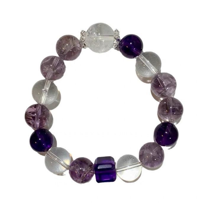 Wholesale Hand string natural bracelet amethyst bracelet