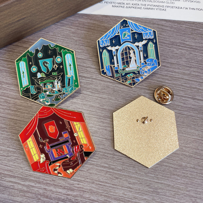 Wholesale Movie Merchandise Cartoon Magic Academy Brooch