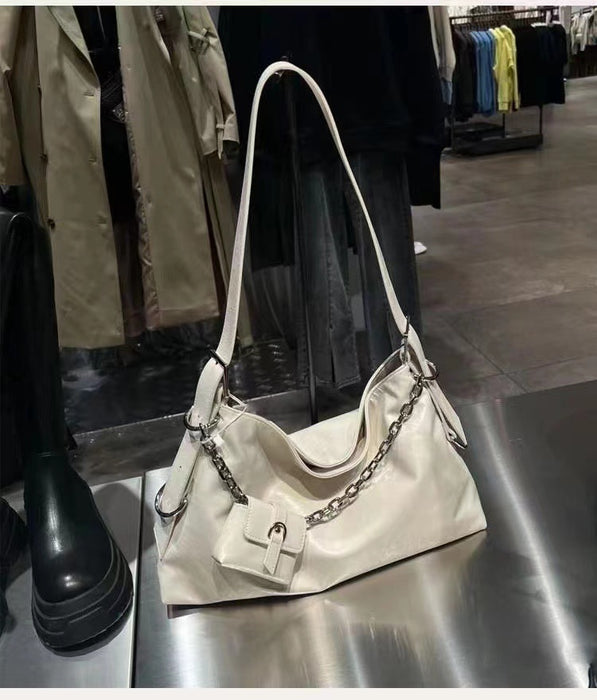 Wholesale High end minimalist shoulder bag, stylish large capacity crossbody bag