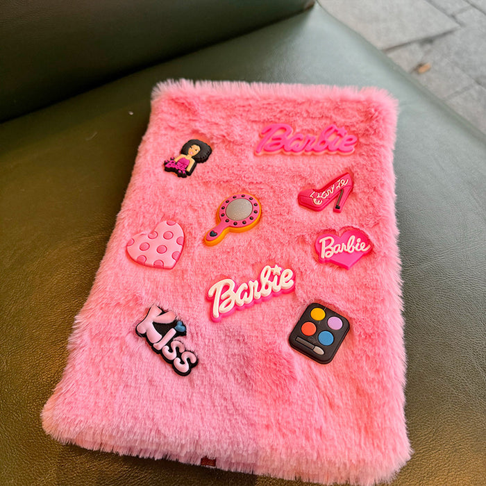 Wholesale Plush notepad  cute student journal book heart creative sound notepad