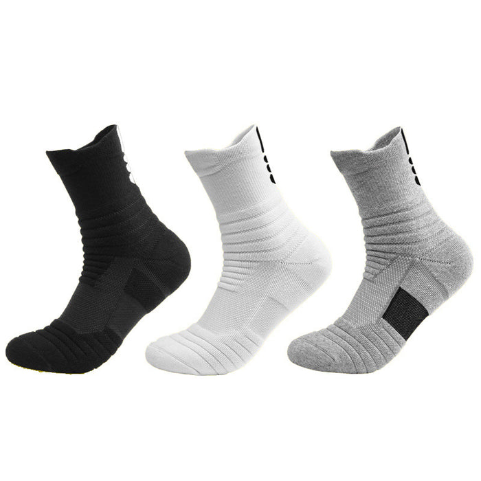 Wholesale Long tube professional practical basketball socks, short tube towel bottom high top sports socks