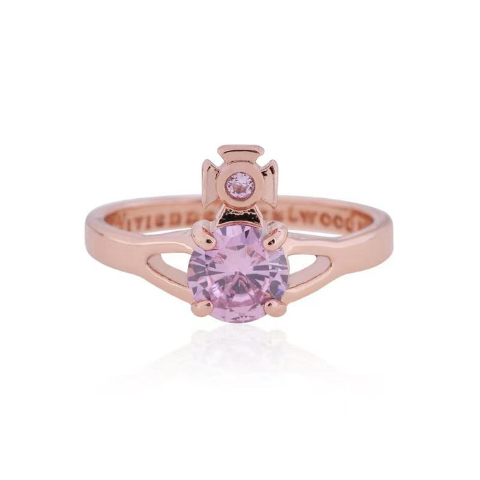 Wholesale Zircon ring, women's classic diamond studded diamond ring