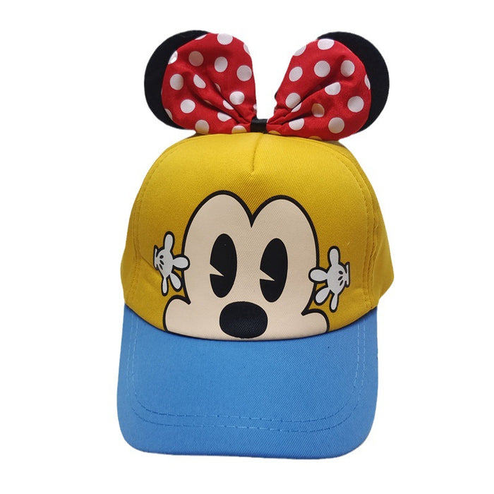 Wholesale Cute cartoon children's baseball cap embroidered duckbill cap, children's sun protection and sunshade hat