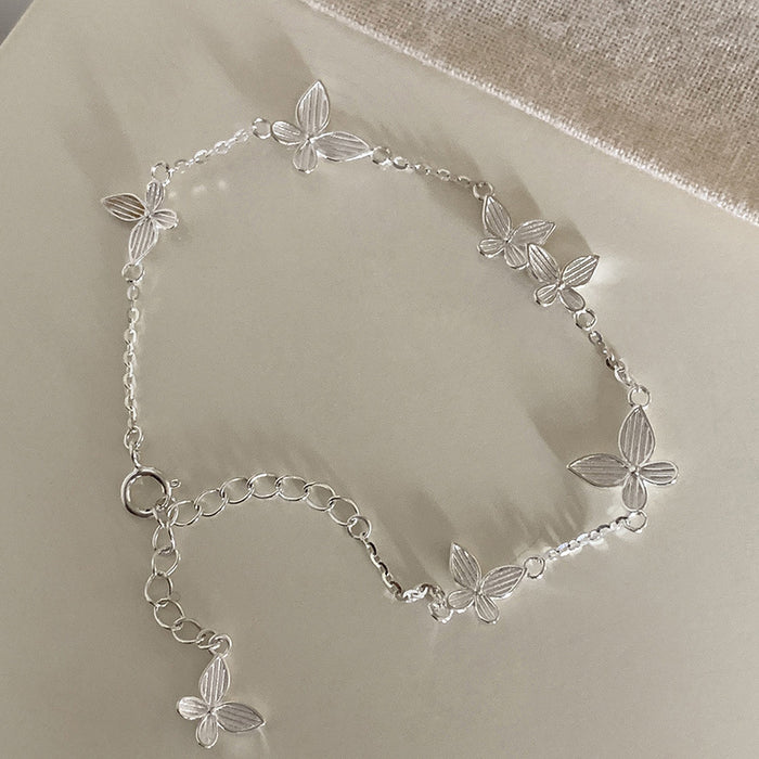 Wholesale Pure silver bracelet, bead, niche temperament, versatile accessory