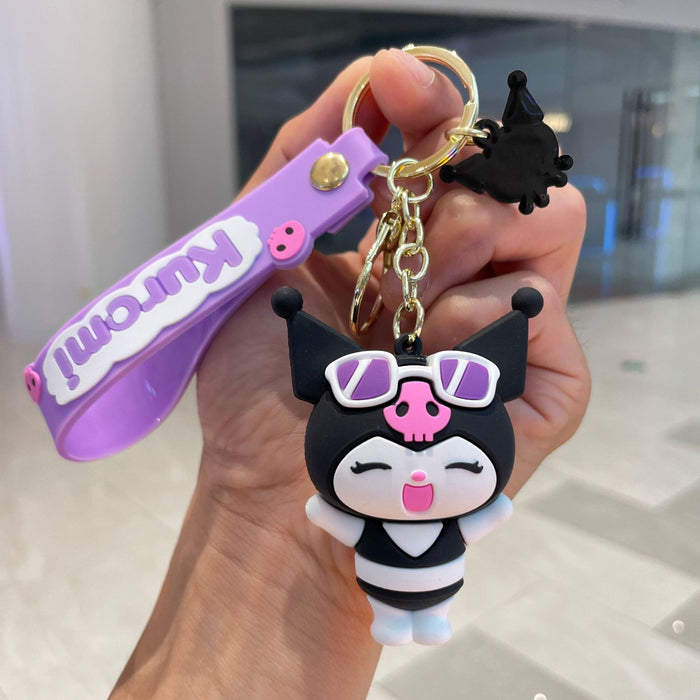Wholesale Doll Car Keychain Cute Pendant Bag Pendant Soft Rubber