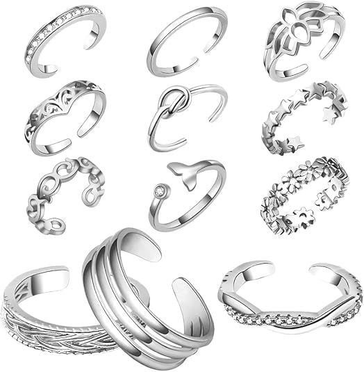 Wholesale Beach foot ring, tail ring, toe ring, personalized hollow out heart, sexy foot joint ring wholesale