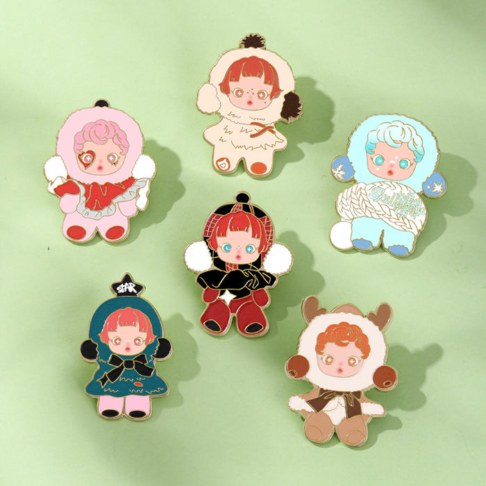 Wholesale Cartoon and Anime Metal Badges Brooch