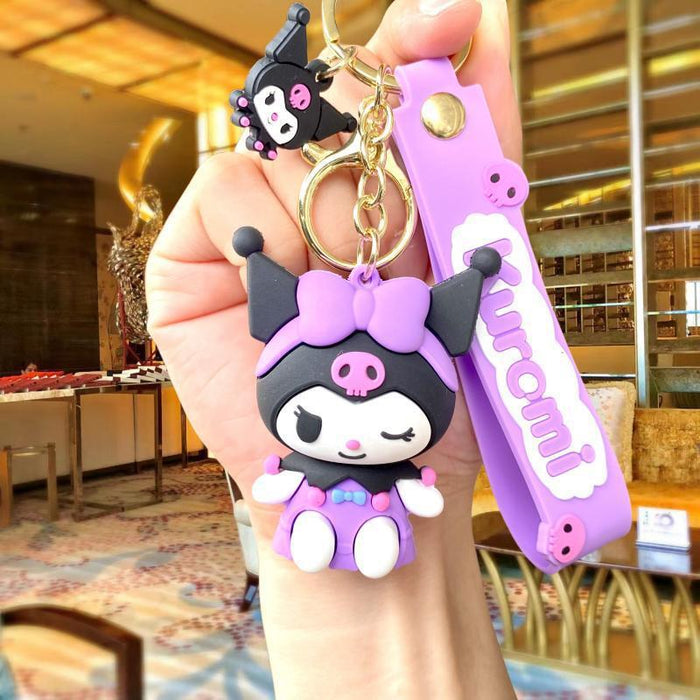 Wholesale Cute 3D Doll Silicone Keychain JDC-KC-MingT145