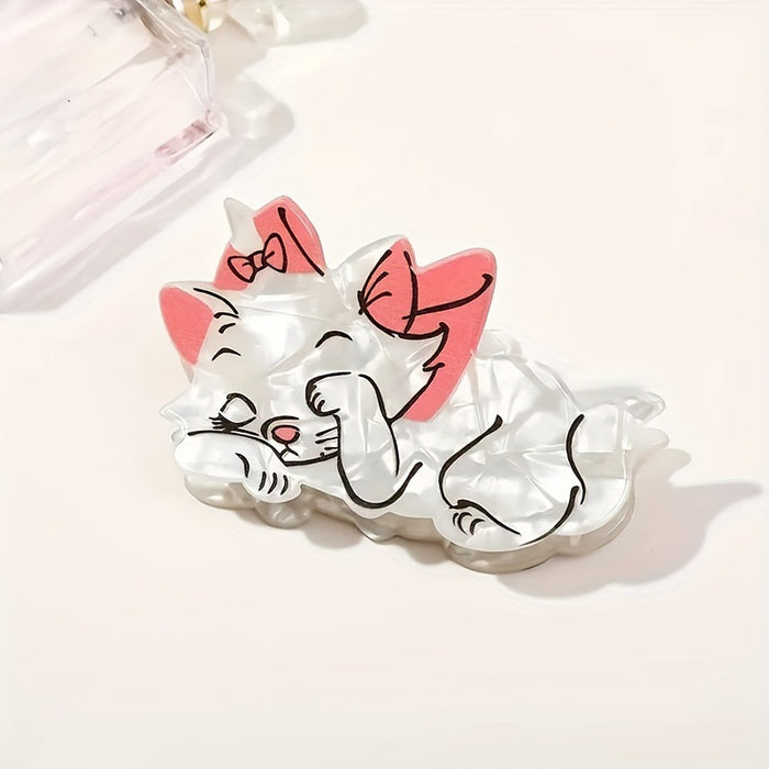 Wholesale Acrylic Cat Cartoon Hair Clip JDC-HC-SNSB008