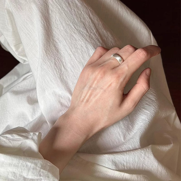 Wholesale Ring opening adjustment, niche design, double-layer index finger ring, light luxury, high-end feel ring