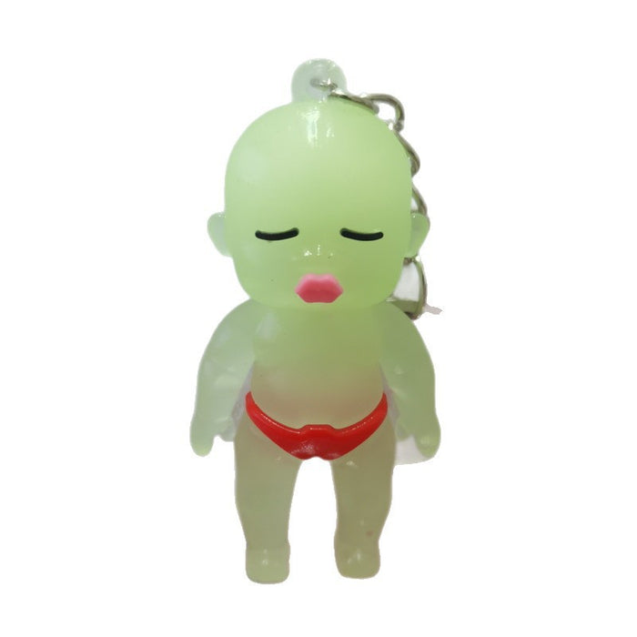 Wholesale 3pcs Black Doll Keychain Plush Doll Toy