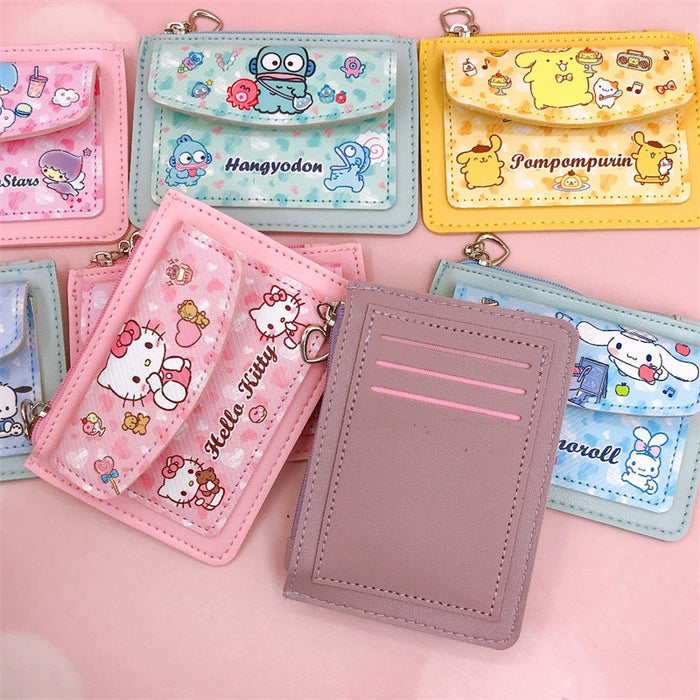 Wholesale PU Cartoon Casual Multi-card Slot Three-layer Wallet JDC-WT-YaLL009