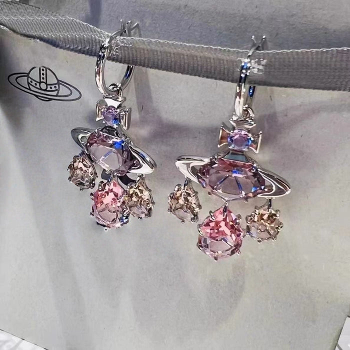 Wholesale Dreamcatcher Earrings for Women Colorful Sparkling Zircon Earrings