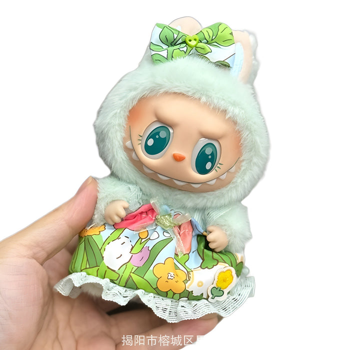 Wholesale 17cm Plush Doll Pendant Sitting Dress Replacement Set