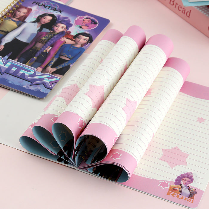 Wholesale Girl Group A5 Spiral Notebook K-Pop Color Page Lined Notebook