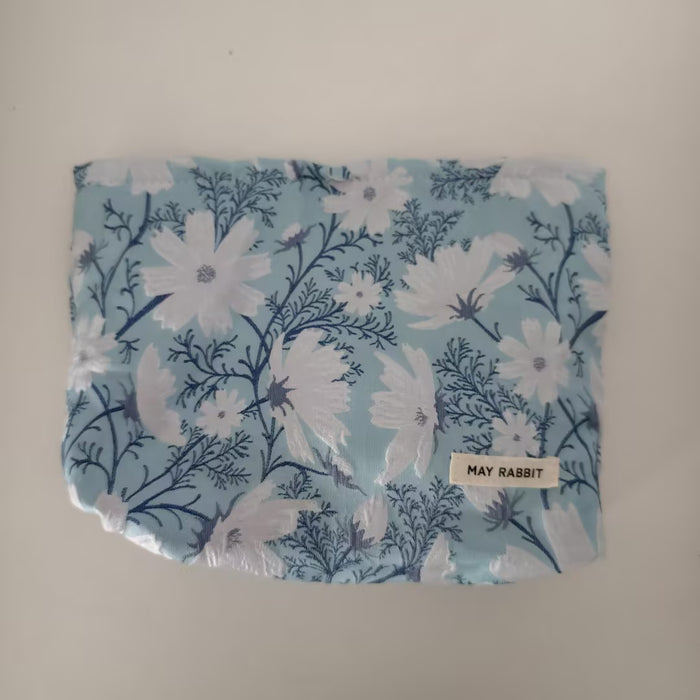Wholesale Vintage relief makeup bag, large capacity canvas bag, inner liner bag