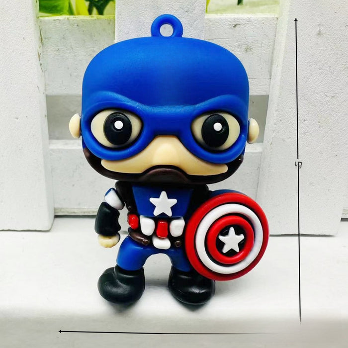 Wholesale Cartoon keychain pendant figurine, archaeological figurine, small gift, exquisite backpack