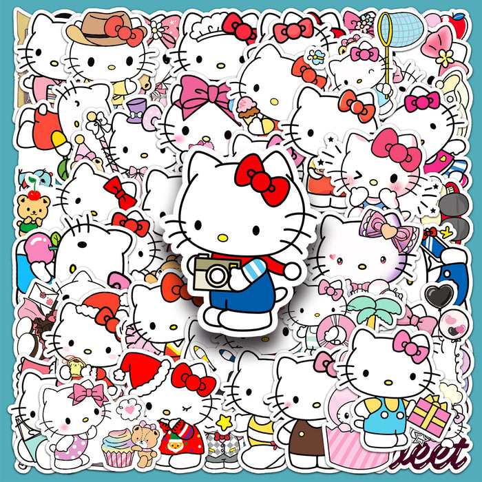 Wholesale 50pcs Graffiti stickers personalized cross-border cartoon  decorative luggage mobile phone stickers