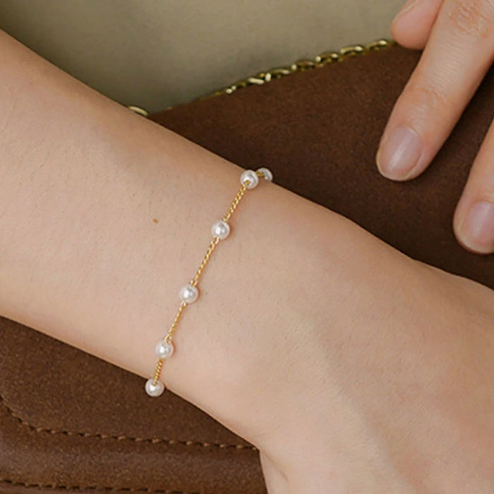 Wholesale jewelry elegant fashionable elegant bracelet pearl bracelet pearl bracelet