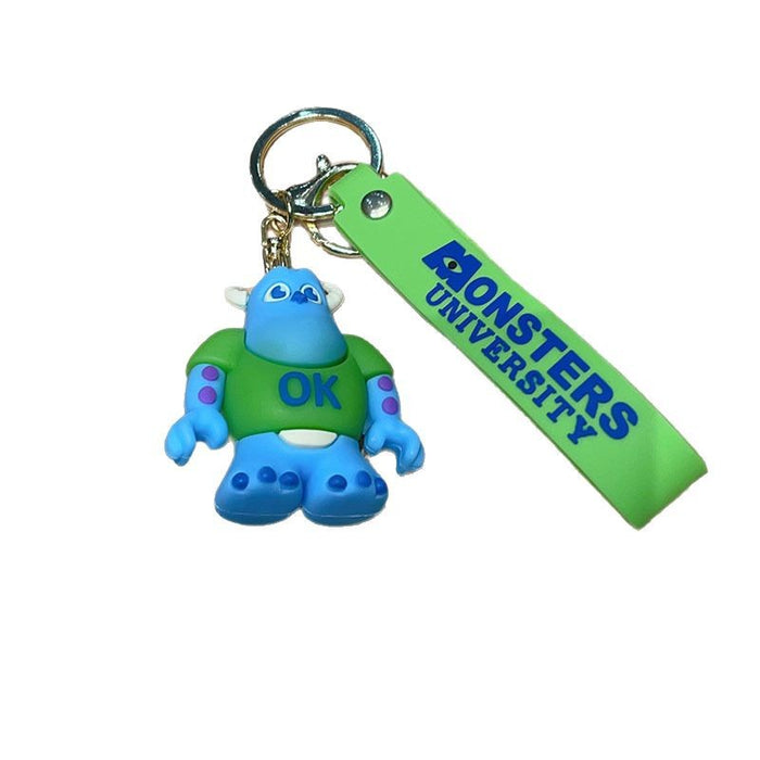 Wholesale Creative cartoon car key chain  cute couple bag doll