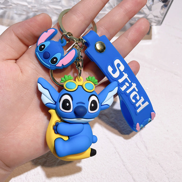 Wholesale Cartoon Silicone Doll Keychain JDC-KC-QiChao012