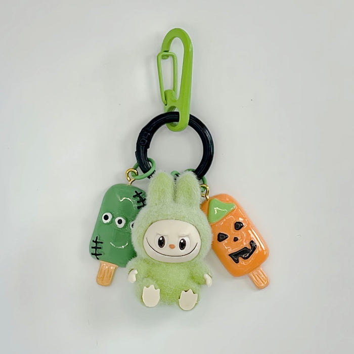 Wholesale  Flocked Mini Toys Cute Gifts Baby-Free Keychain Cartoon Bag Car Key Pendant Decoration