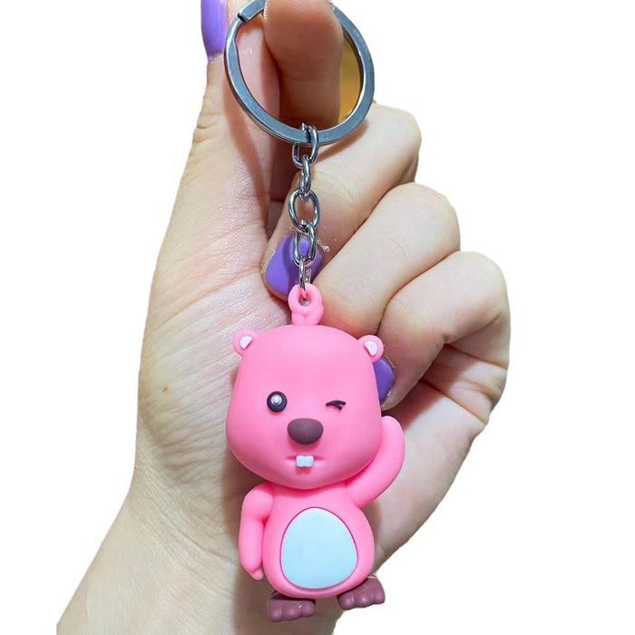 Wholesale Keychain cartoon doll couple bag pendant