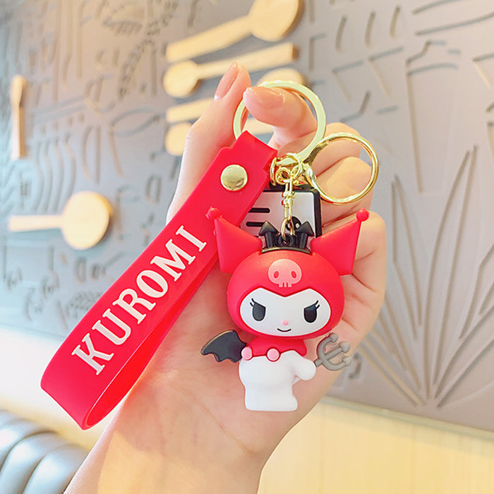 Wholesale Cute 3D Doll Silicone Keychain JDC-KC-MingT143